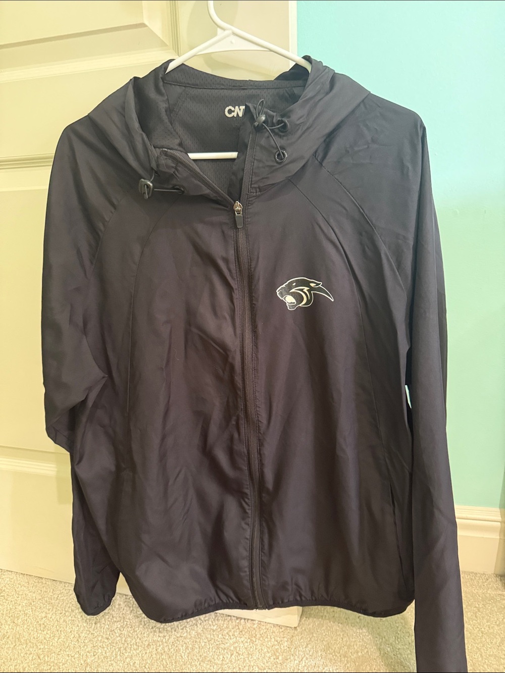 Women's Black Lightweight Hooded Jacket